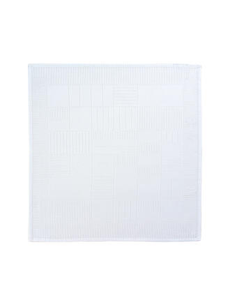SANDER | Nappe carrée Lexie Damas 95x95cm Blanc