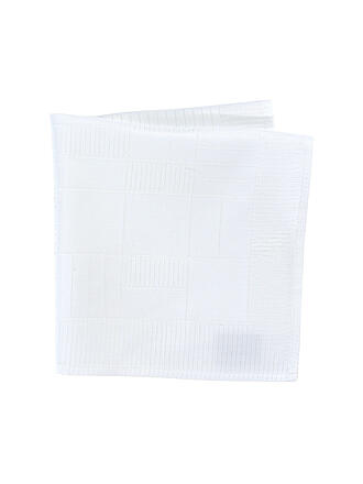 SANDER | Nappe Lexie Damassée 145x300cm Blanc