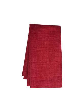 SANDER | Tischdecke LOFT UNI rund 170cm Weinrot