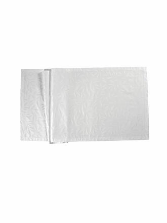SANDER | Chemin de table COMO DAMAST 50x140cm Blanc