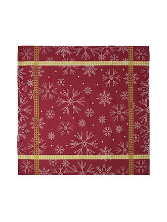SANDER | Mitte de Noël 100x100cm VAIL Rouge
