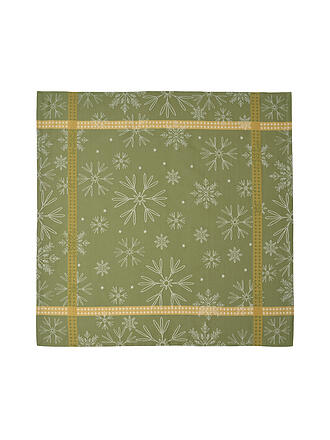 SANDER | Nappe de Noël 100x100cm VAIL Olive