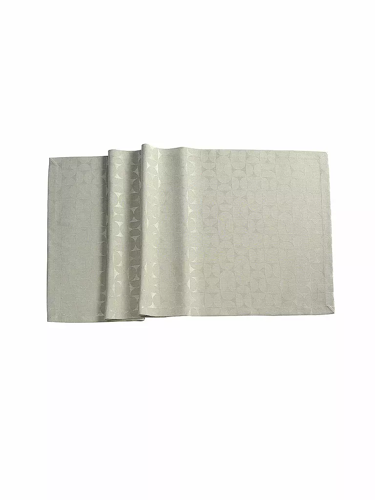 SANDER | Chemin de table 50x140cm ORA JAQUARD Moon Beean | Beige