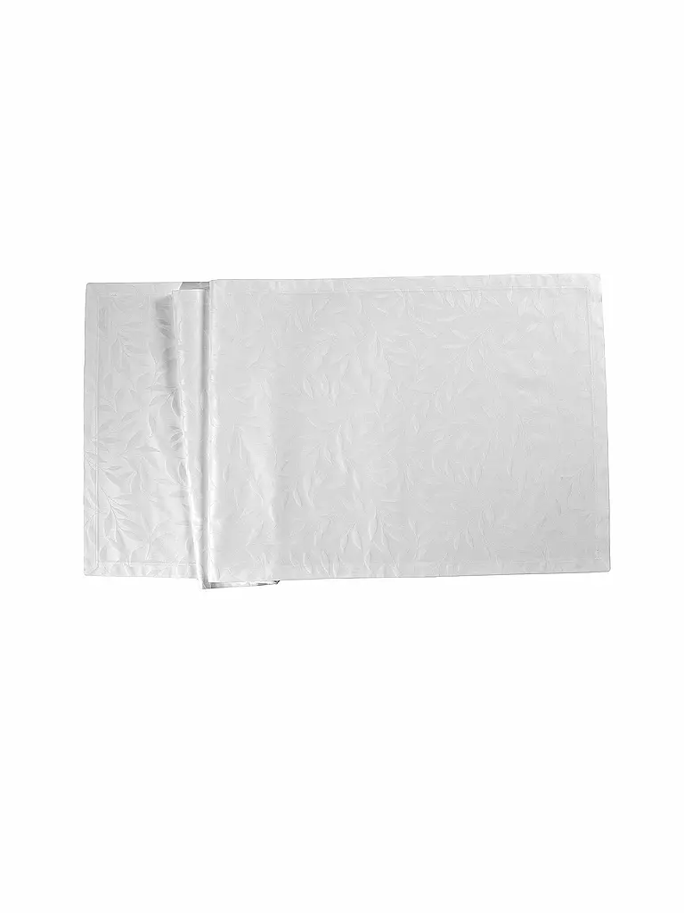 SANDER | Chemin de table COMO DAMAST 50x140cm Blanc | Blanc