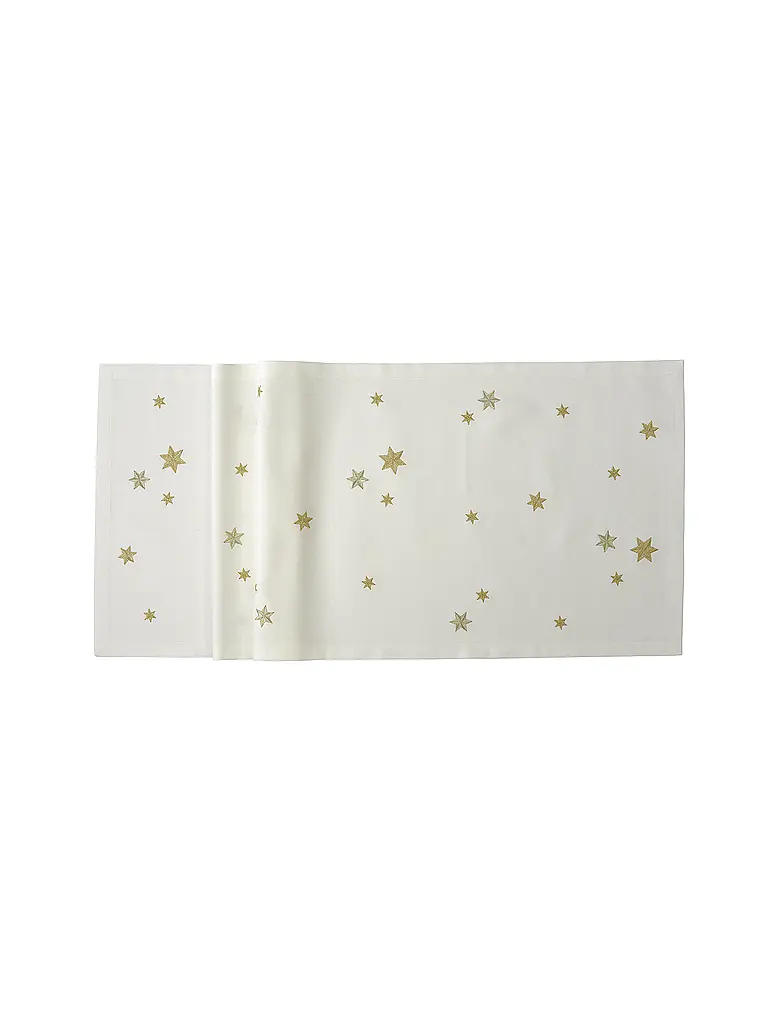 SANDER | Chemin de table de Noël 38x85cm SKYLA Écru | creme