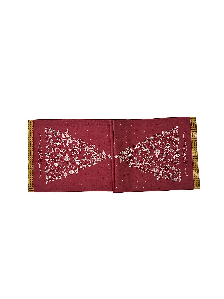 SANDER | Chemin de table de Noël 47x150cm CHEF TREE Rouge | rot