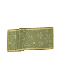 SANDER | Chemin de table de Noël 47x150cm VAIL Rouge | Olive