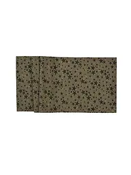 SANDER | Chemin de table de Noël 50x140cm STELLE D'ORO Coffee | Marron