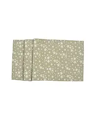 SANDER | Chemin de table de Noël 50x140cm STELLE D'ORO Coffee | Marron clair
