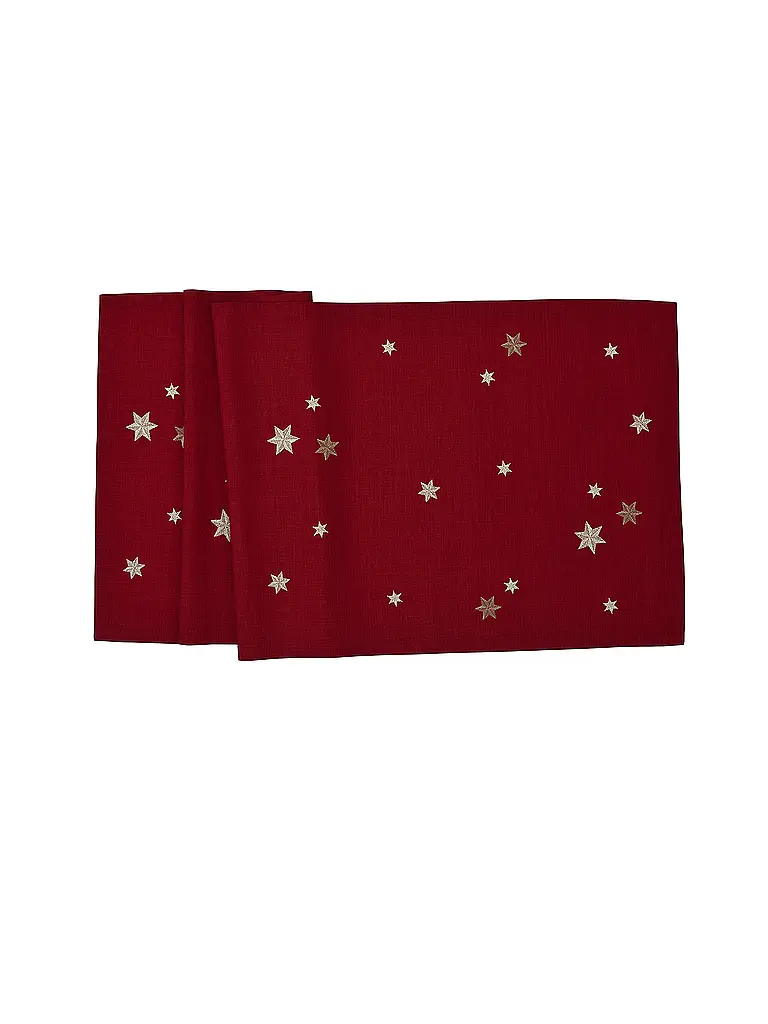 SANDER | Chemin de table de Noël 50x150cm SKYLA Rouge | Rouge