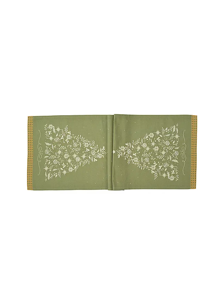 SANDER | Chemin de table de Noël CHEF TREE 47x150cm Olive | olive