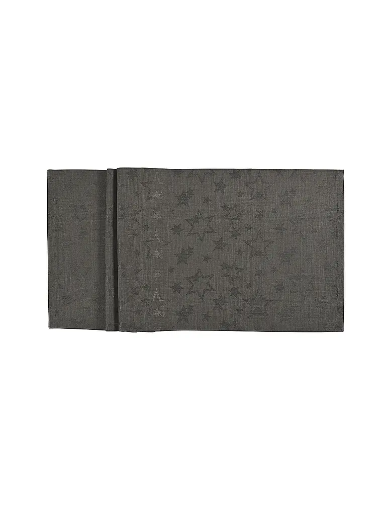SANDER | Chemin de table de Noël Cosmo 40x100cm Anthra | grau