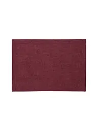 SANDER | Tischläufer KENSINGTON 50x135cm Oyster | Rouge foncé