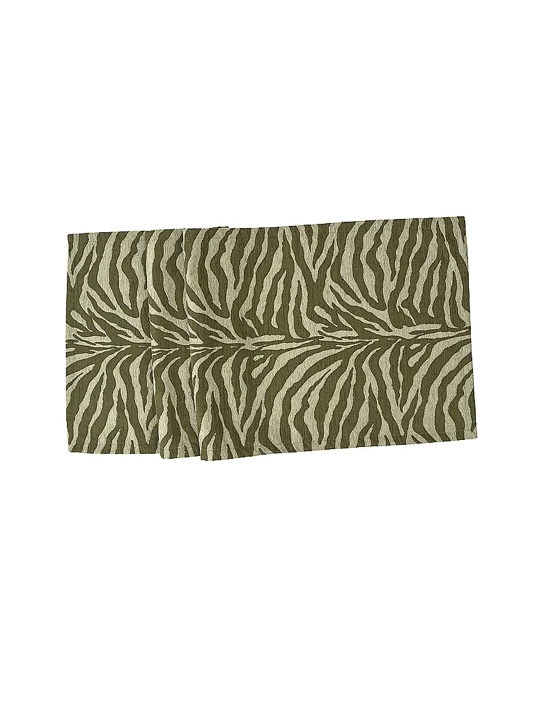SANDER | Chemin de table KIPO 50x140cm Olive | olive