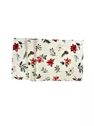 SANDER | Chemin de table X-MAS FLOWERS 50x140cm Original | Crème
