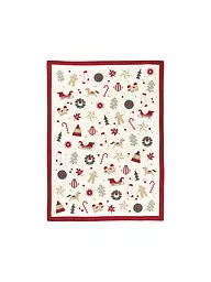 SANDER | Geschirrtuch ALL 4 X-MAS 50x70cm Rouge / Vert | Rouge