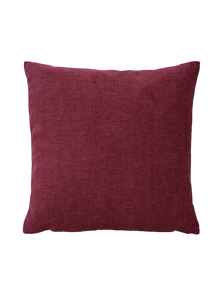 SANDER | Housse de coussin 50x50cm KENSINGSTON Marsala | dunkelrot