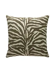 SANDER | Kissenhülle 50x50cm KIBO Terre de Sienne Brûlée | Gris