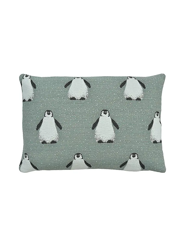 SANDER | Housse de coussin de Noël 35x50cm PING & FRIENDS Blue Fox | mint