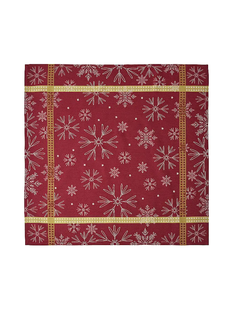 SANDER | Mitte de Noël 100x100cm VAIL Rouge | rot