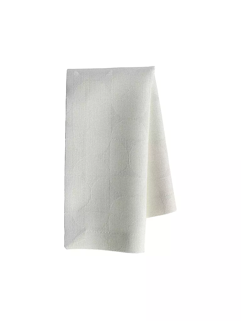 SANDER | Nappe 140x210cm ORA JAQUARD Écru | Blanc