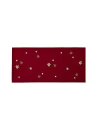 SANDER | Mitte de Noël 85x85cm SKYLA Ecru | Rouge