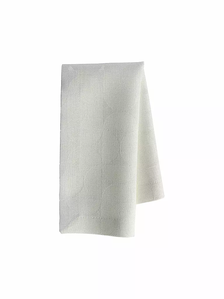 SANDER | Serviette 40x40cm ORA JAQUARD Ecru | Blanc