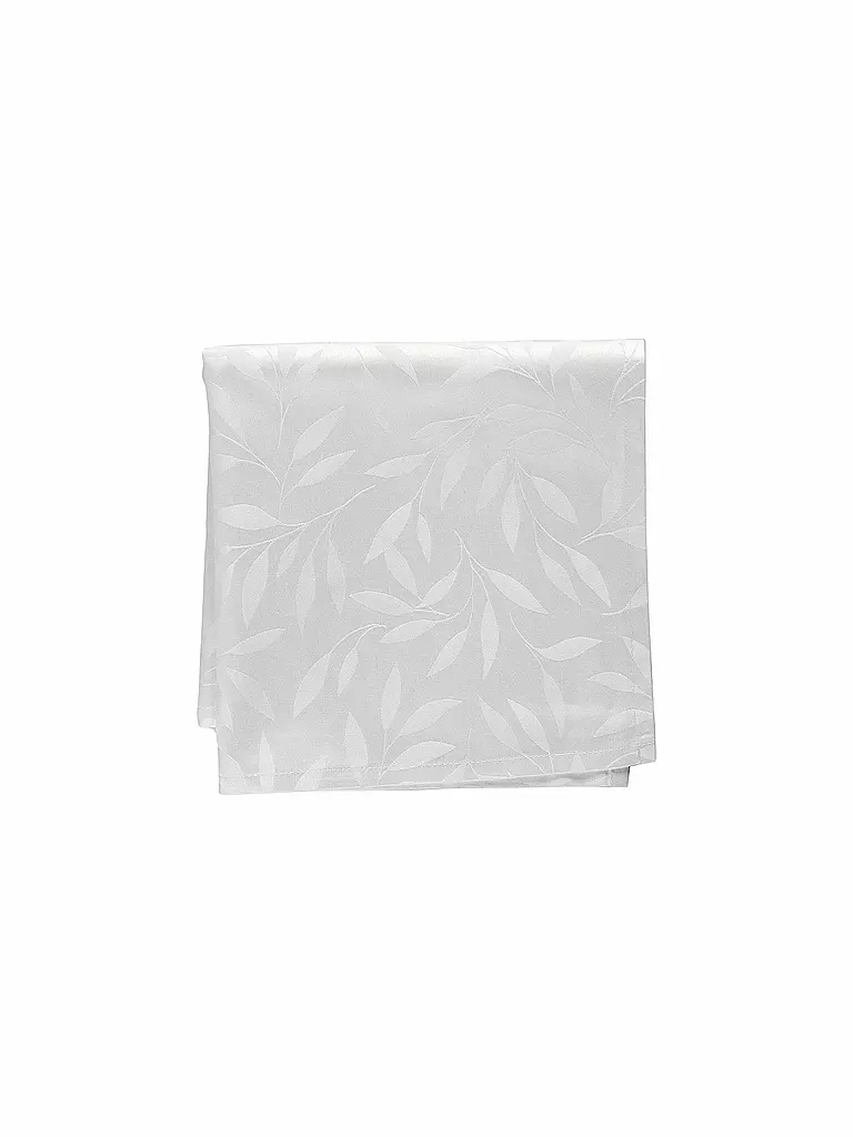 SANDER | Serviette COMO DAMAST 45x45cm Blanc | Blanc