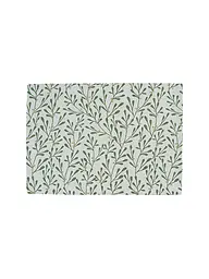 SANDER | Set de table de Noël 35x50cm MISTY Écru/Vert | Vert foncé