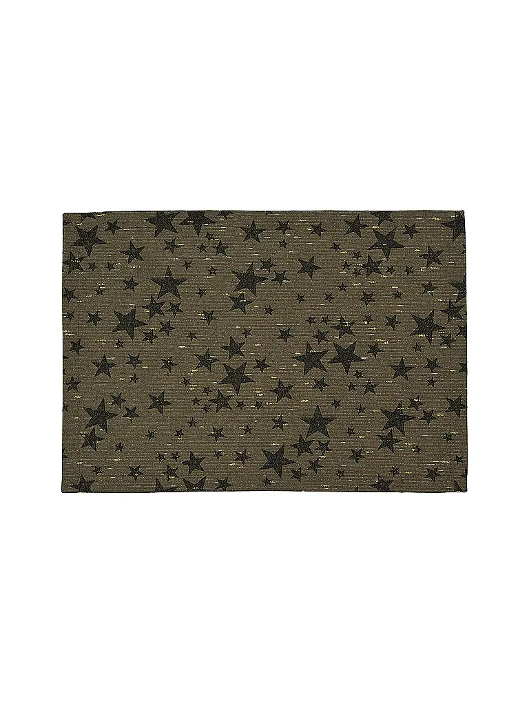 SANDER | Set de table de Noël 35x50cm STELLE D'ORO Coffee | braun