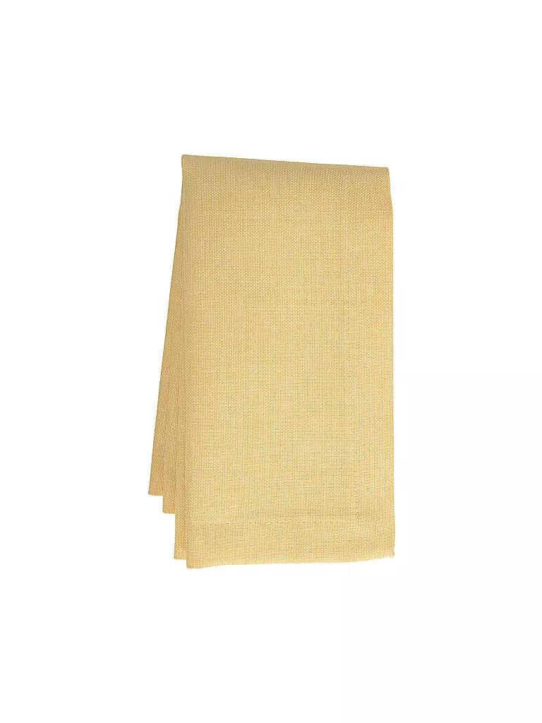 SANDER | Tischdecke LOFT UNI rund 170cm Honig | gelb