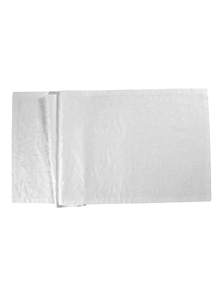 SANDER | Tischset COMO DAMAST 35x50cm Blanc | weiss