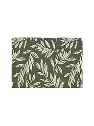SANDER | Tischset LEAVES 35x50cm Kaki | Vert foncé