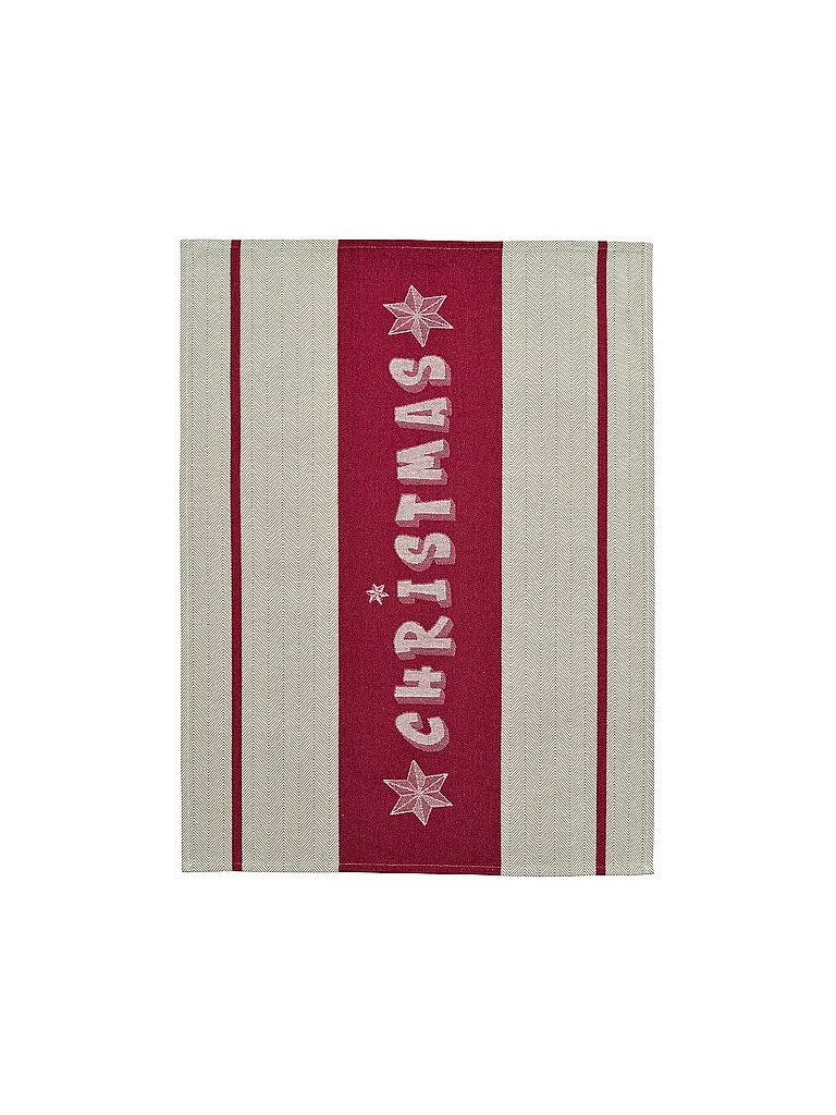 SANDER | Torchon de Noël 50x70cm CHEF CHRISTMAS Rouge | Rouge