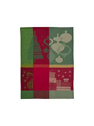 SANDER | Torchon de Noël 50x70cm CHEF HOLIDAYS Rouge/Vert | Rouge