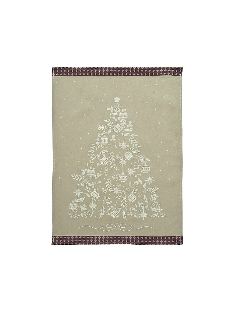 SANDER | Torchon de Noël 50x70cm CHEF TREE Linen | Beige