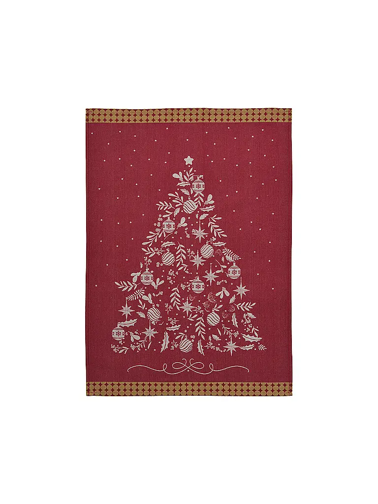 SANDER | Torchon de Noël 50x70cm CHEF TREE Rouge | rot