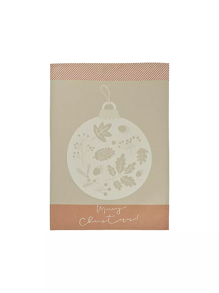 SANDER | Torchon THE BALL 50x70cm Beige / Orange | beige