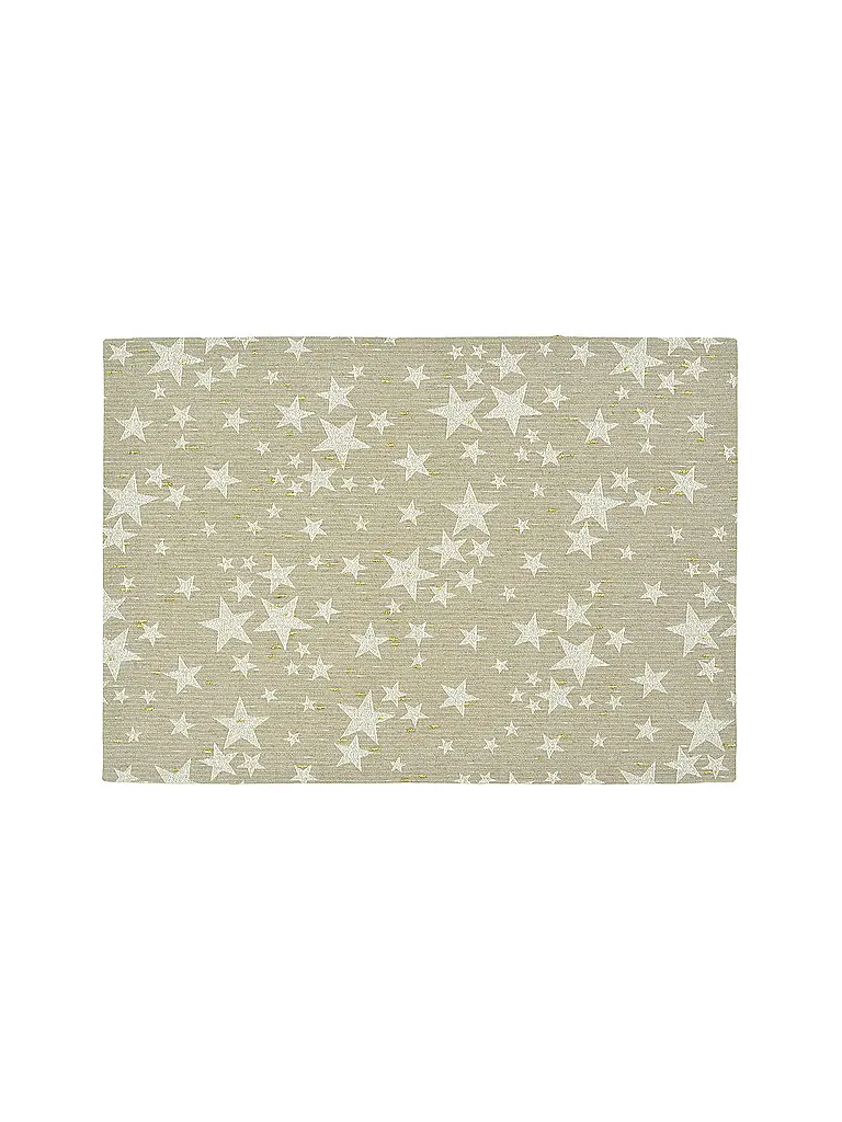 SANDER | Weihnachts Tischset 35x50cm STELLE D'ORO | hellbraun