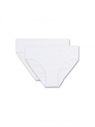 SANETTA | Slip pour fille, lot de 2, blanc