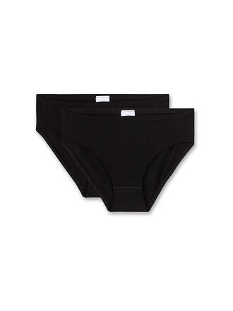 SANETTA | Slip fille lot de 2 super noir