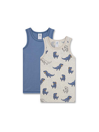 SANETTA | Débardeur garçon lot de 2 nature mel