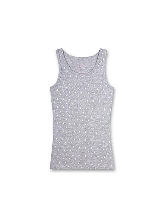 SANETTA | Top pour fille - Débardeur gris clair chiné