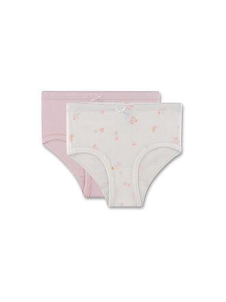 SANETTA | Slip pour fille, lot de 2, white pebb