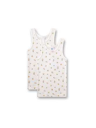 SANETTA | Top pour fille - Débardeur lot de 2 white pebb