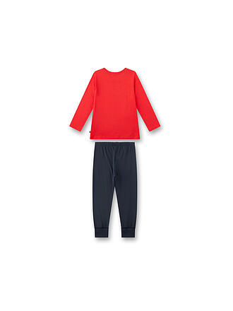 SANETTA | Pyjama 2 pièces pour garçons, t-shirt à manches longues et pantalon