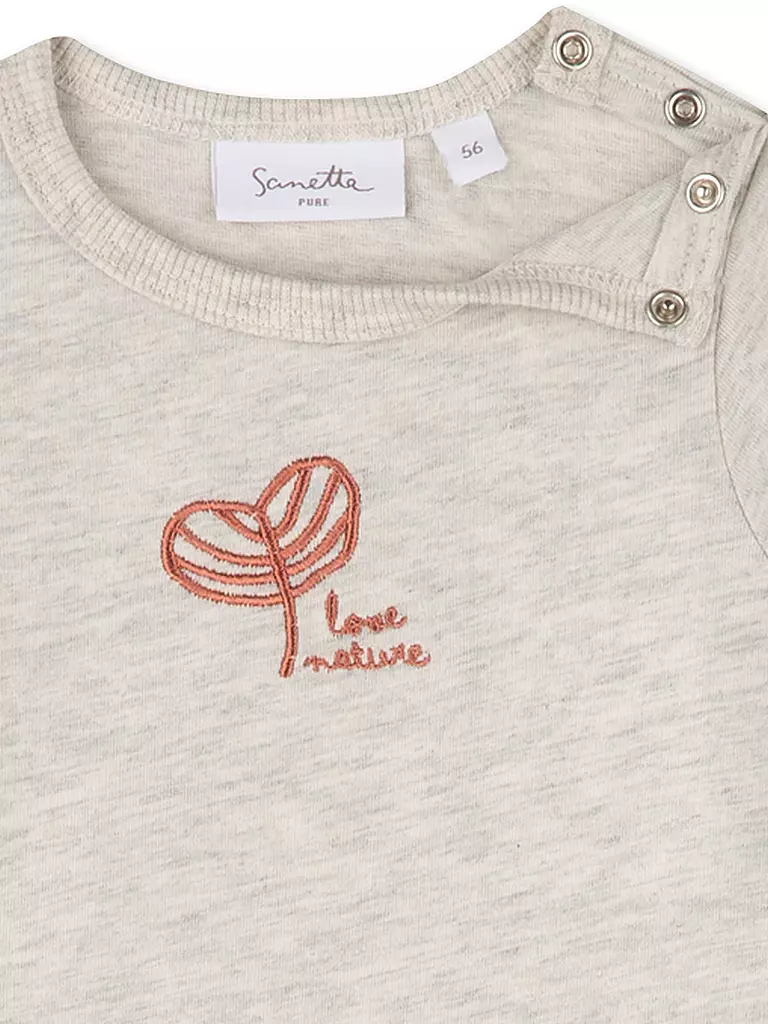 SANETTA | Baby T-Shirt  | Gris clair