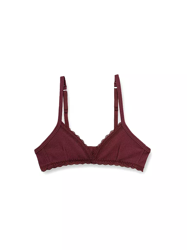 SANETTA | Bustier bordeaux pour fille | dunkelrot