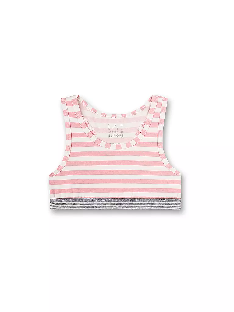SANETTA | Bustier fille lot de 2 gris clair | 