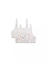 SANETTA | Bustier pour fille, lot de 2, whitepebb | Crème